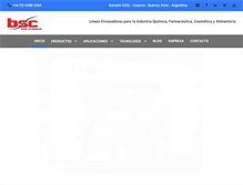 Tablet Screenshot of bscargentina.com.ar